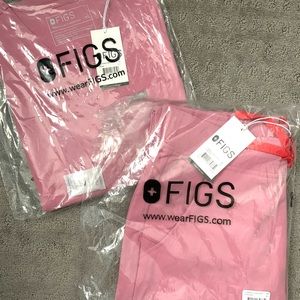 [SOLD]NWT CHALK PINK FIGS SET XS